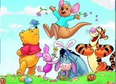 Winnie the Pooh Games, Winnie and Friends Playing Puzzle, Games-kids.com