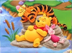 Winnie the Pooh Games, Winnie and Friends Sleeping Puzzle, Games-kids.com