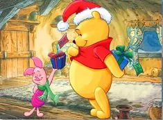 Winnie the Pooh Games, Winnie and Piglet Christmas Puzzle, Games-kids.com