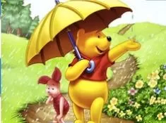 Winnie the Pooh Games, Winnie and Piglet Raining Puzzle, Games-kids.com