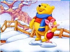 Winnie the Pooh Games, Winnie and Piglet Winter Puzzle, Games-kids.com