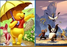 Kung Fu Panda Games, Winnie and Po Similarities, Games-kids.com