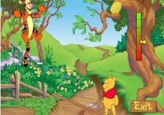 Winnie the Pooh Games, Winnie and Tiger Honey Jump, Games-kids.com