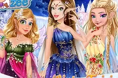 Princess Games, Winter Fairies Princesses, Games-kids.com