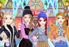 Princess Games, Winter Fashion Dress Up, Games-kids.com