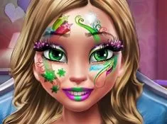 Girl Games, Winter Makeup and Face Painting, Games-kids.com