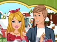 Barbie Games, Winter Shopping with Barbie, Games-kids.com