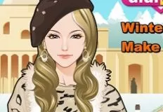 Girl Games, Winter Travel Make Up , Games-kids.com