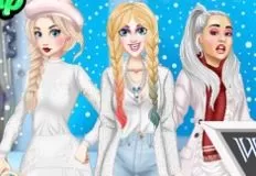 Princess Games, Winter White Outfits, Games-kids.com