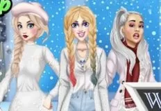 Princess Games, Winter White Outfits, Games-kids.com