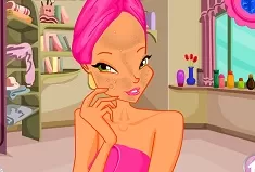 Winx Games, Winx Flora Facial makeover, Games-kids.com