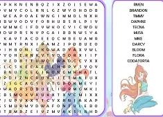 Winx Games, Winx Word Search, Games-kids.com