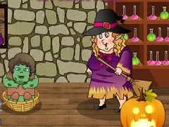 Witch Games, Witch Babysitter, Games-kids.com