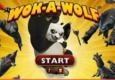 Kung Fu Panda Games, Wok-A-Wolf, Games-kids.com