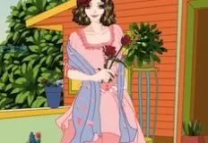 Girl Games, Women and Flowers Dress Up, Games-kids.com