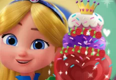 Alice in Wonderland Games, Wonderland Cake Maker, Games-kids.com