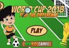 Differences Games, World Cup 2018 Find the Differences, Games-kids.com