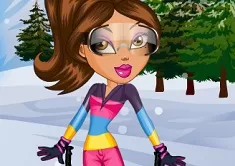 Bratz Games, Yasmin Ice Skiing Dress Up, Games-kids.com