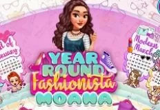 Moana Games, Year Round Fashionista Moana, Games-kids.com