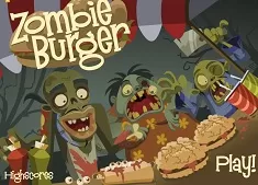 Zombie Games, Zombie Burgers, Games-kids.com