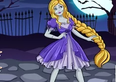 Once Upon a Zombie Games, Zombie Princess Rapunzel, Games-kids.com