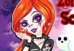 Dress Up Games, Zombie School Ghoul, Games-kids.com