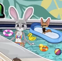 Zootopia Games, Zootopia Pool Party Cleaning, Games-kids.com