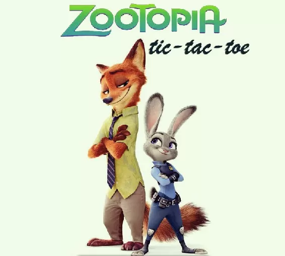 Zootopia Games, Zootopia Tic Tac Toe, Games-kids.com